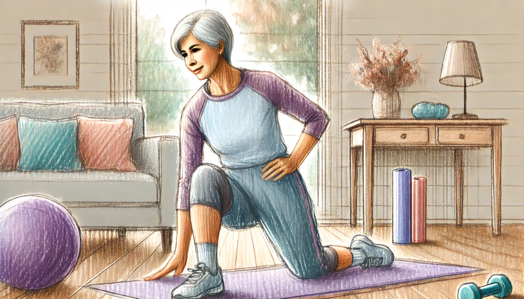 getting up and down from the floor