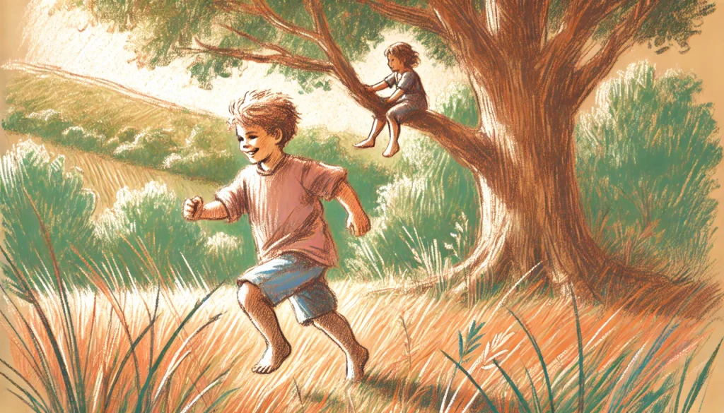 what is healthy child playing freely